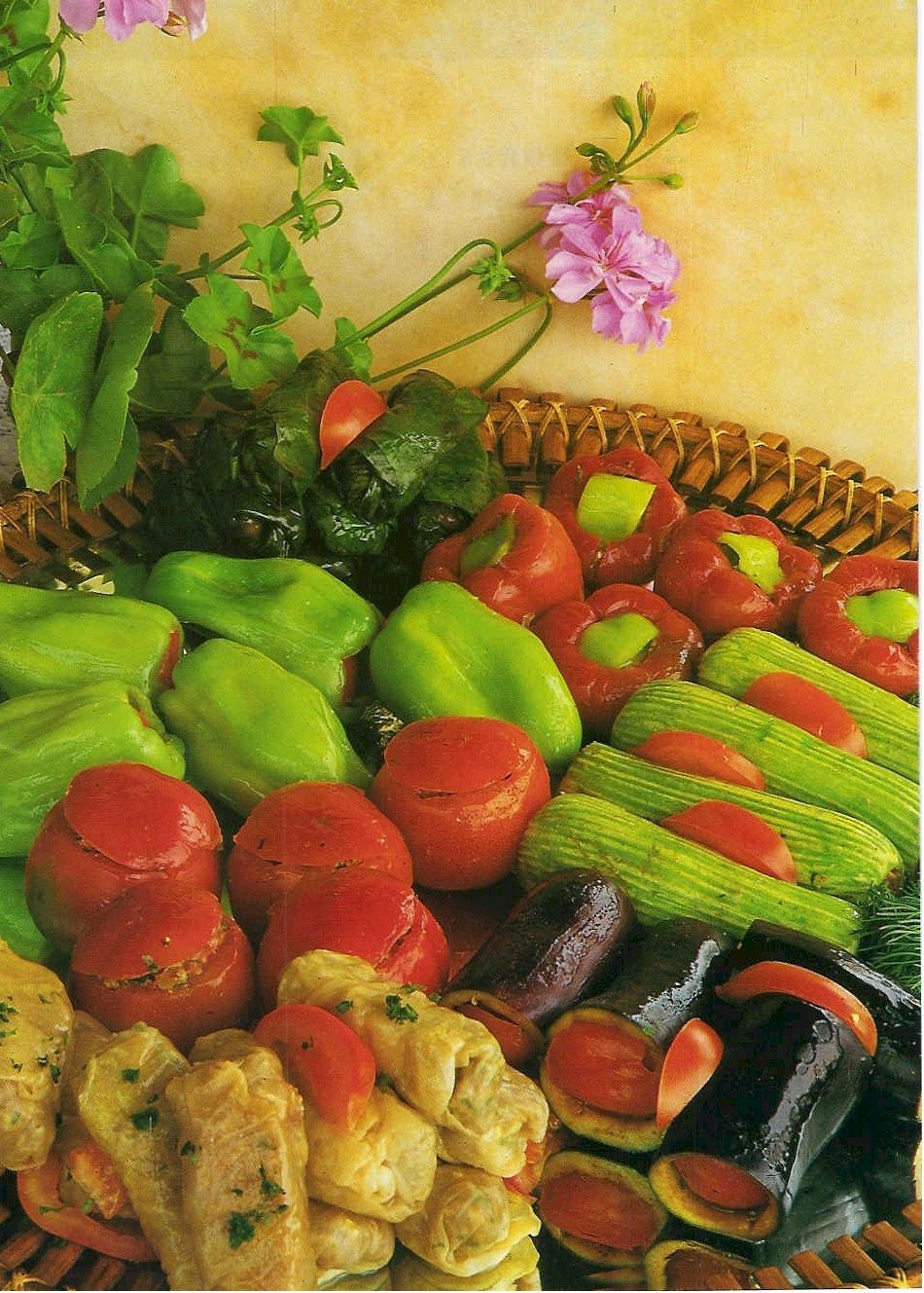 Turkish traditional food vegetables
