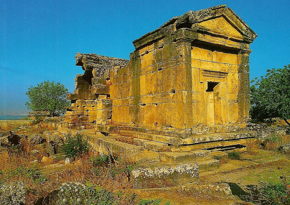 mausoleum in necropolis of hierapolis
