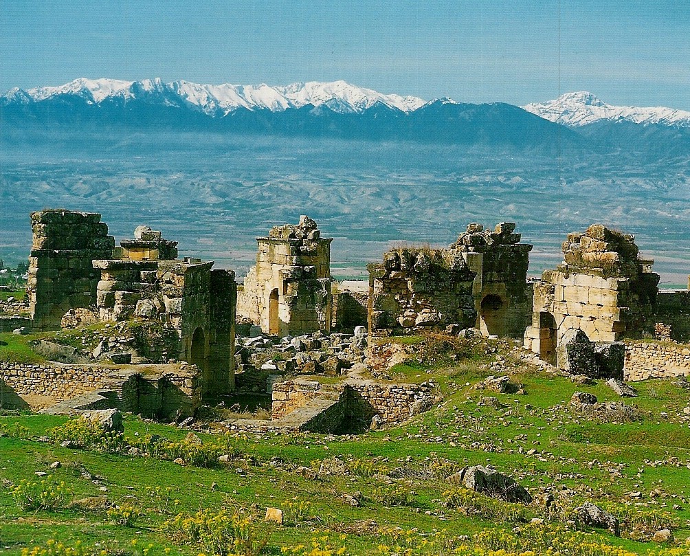 view of st. philip martyrium in hierapolis