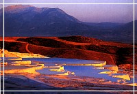 calcite-laden waters created pamukkale