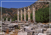 priene ancient ruins