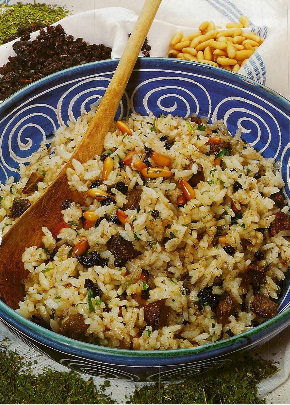 Pilafs, rice in Turkish kitchen as an alternative to chinese food