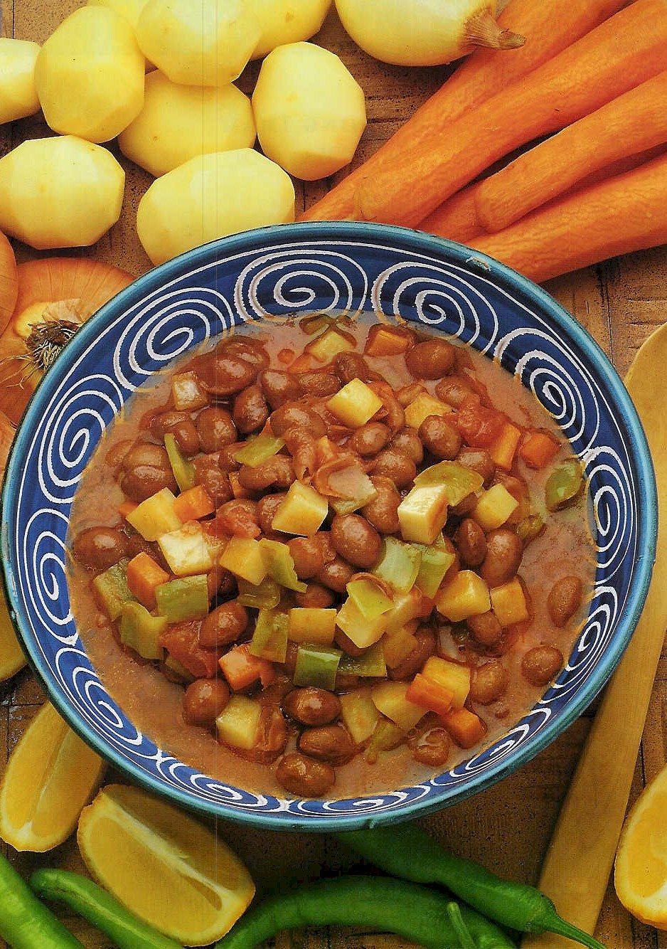 Vegetables in olive oil, an alternative to turkish cooking of red beans ...