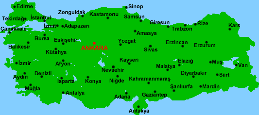 Turkey Map