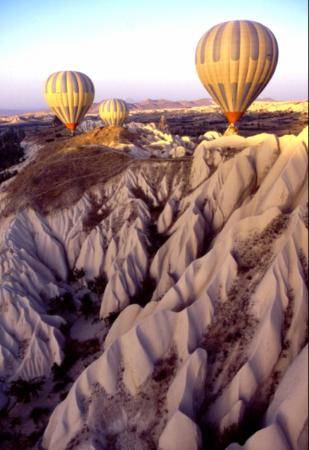 Turkey, baloons in Cappadocia
