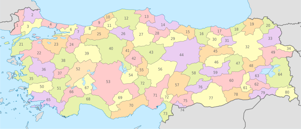 Administrative divisions of Turkey
